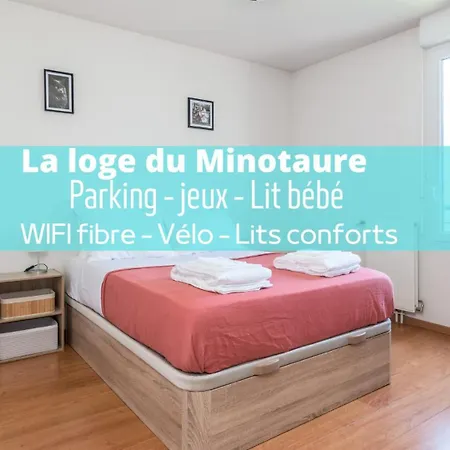 La Loge Du Minotaure, Parking Et Bureaux Lägenhet *