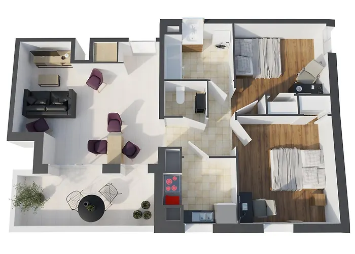 La Loge Du Minotaure, Parking Et Bureaux Apartment